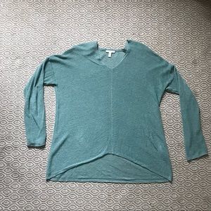 Eileen Fisher Asymmetric Long Sleeve Linen/ Tencel